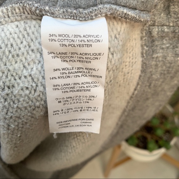 J. Crew • Gray Cowl Neck Tunic Sweatshirt - Picture 5 of 5